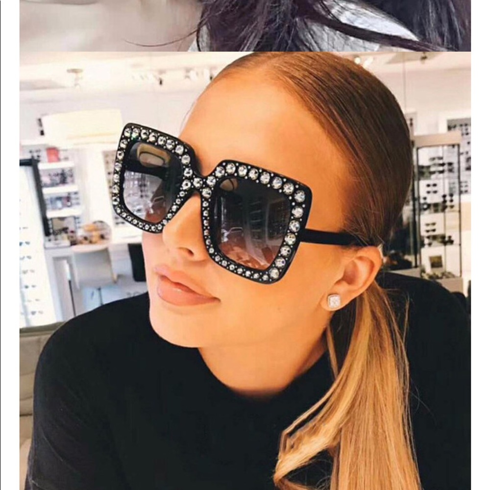 Oversized vintage sunglasses